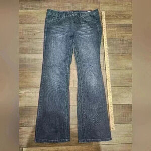 Tommy Hilfiger Women's American Freedom Modern Rise Bootcut Blue Jeans Size 10